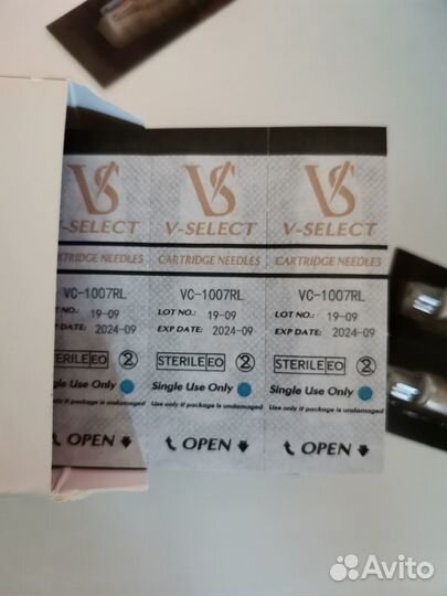 Картриджи EZ V-select, иглы для тату и татуажа