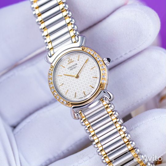 Оригинал Роскошные Seiko Credor Золото Бриллианты