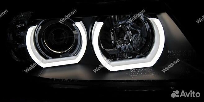Фары Bmw E90 E91 05-08 ксенон U-Led 3D черные