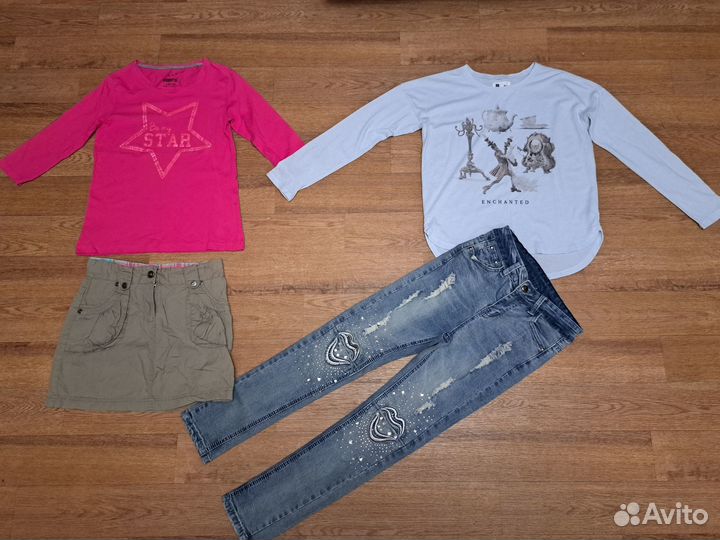Пакет вещей на девочку рост 134-140