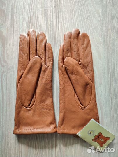 Перчатки новые кожаные