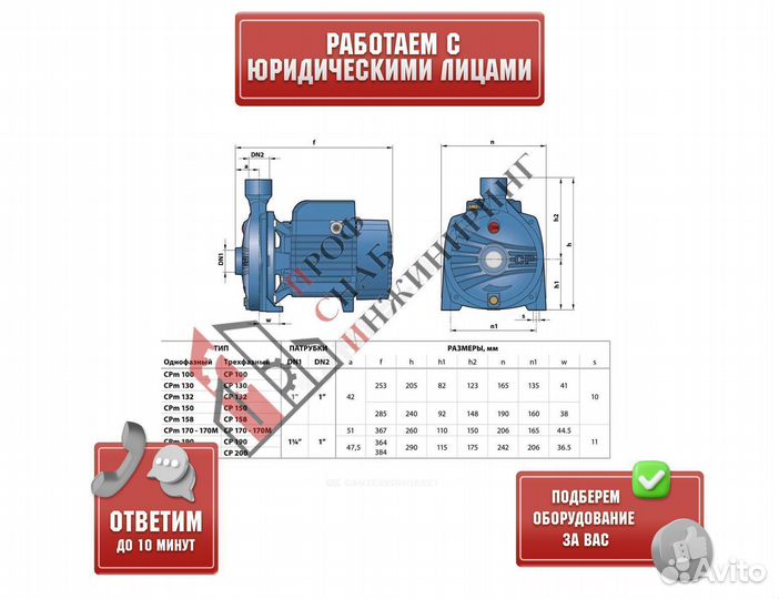 Насос CPm 132 Pedrollo 44CI04A1