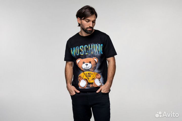 Футболка Moschino цвет чёрный 46 (S)