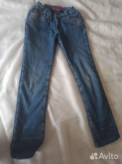Утепленные джинсы детские