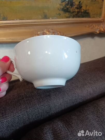 Огромная чашка. Советский фарфор