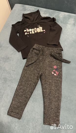 Детские вещи на девочку пакетом 86 92