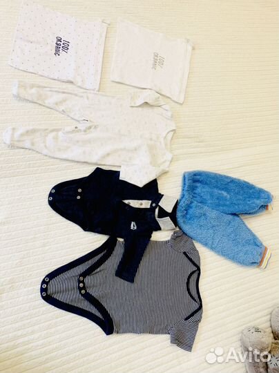 Фирменные вещи на мальчика 0/1 год
