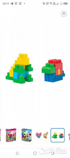 Развивающий конструктор Mega bloks от Fisher price