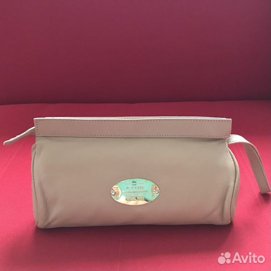 Женский кожаный клатч atos lombardini