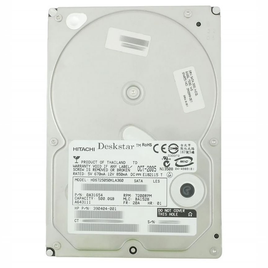 [390599-001] Жесткий Диск Hp 500gb Sata2 3,5" Hdd 390599-001