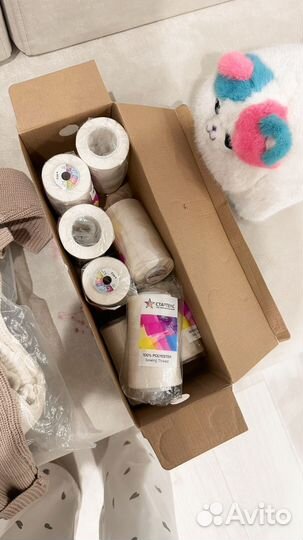 Нитки швейные бабина