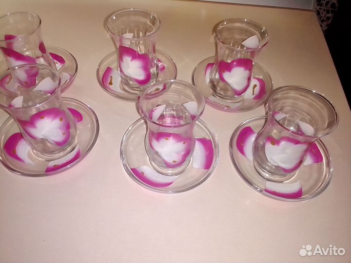 Турецкие стаканы Армуды для чая