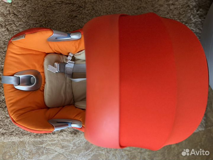 Автолюлька cybex aton q с базой isofix