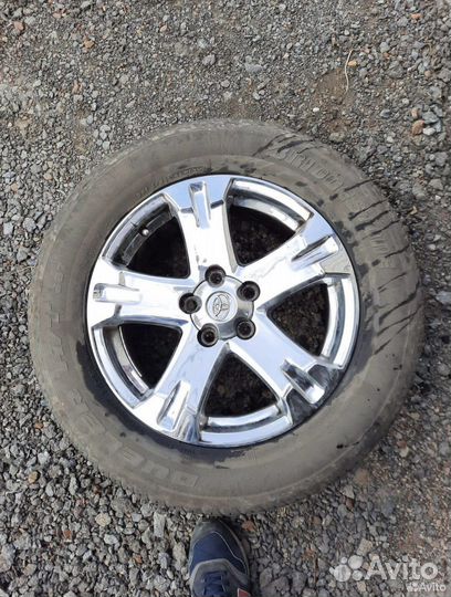 Летний комплект колес на toyota rav 4