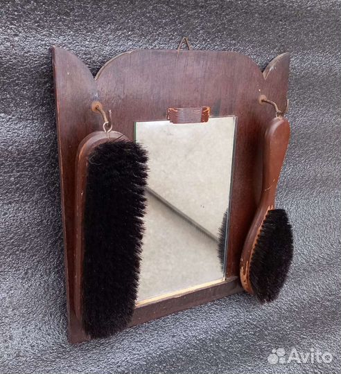 Винтажный набор для чистки одежды и обуви