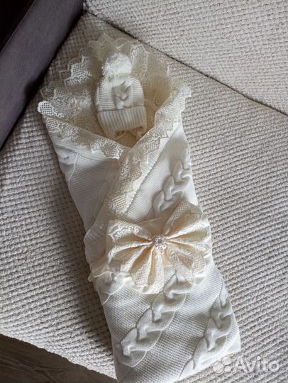 Комплект, конверт на выписку осень зима