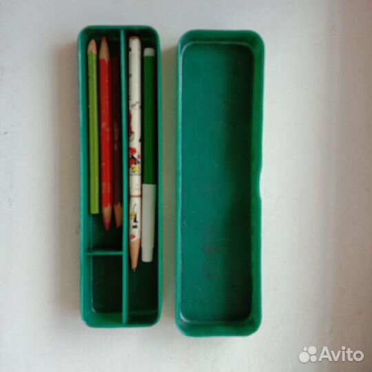 Раритет Советский пенал школьный с карандашами