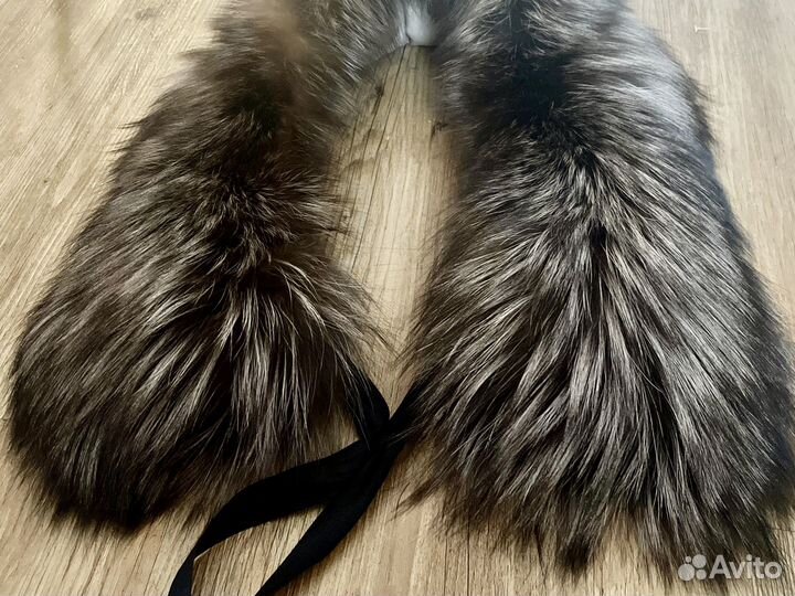 Воротник из лисы чернобурой