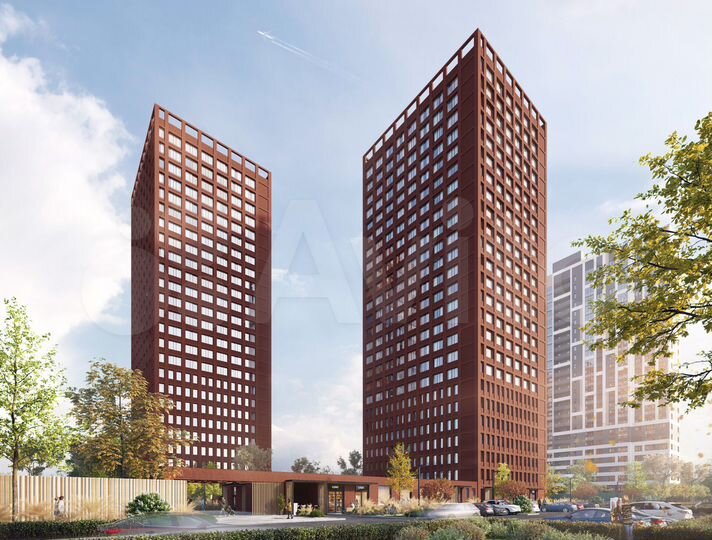 2-к. квартира, 46,4 м², 20/25 эт.