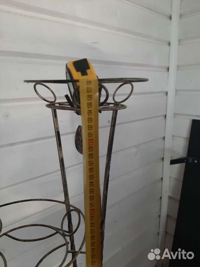 Подставка для цветов напольная металлическая
