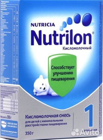 Детская смесь нутрилон кисломолочный 1
