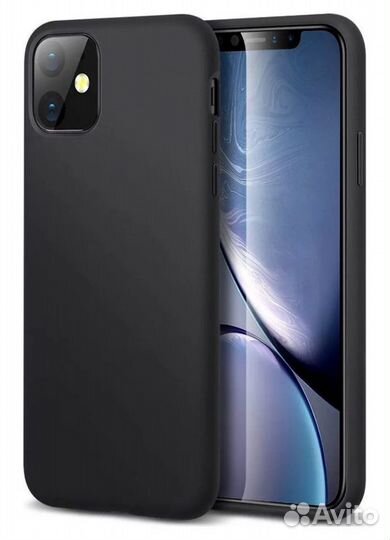 Чехол на iPhone 11 матовый силиконовый новый