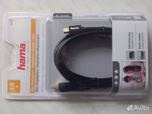 Кабель Hama / mini DisplayPort - DisplayPort