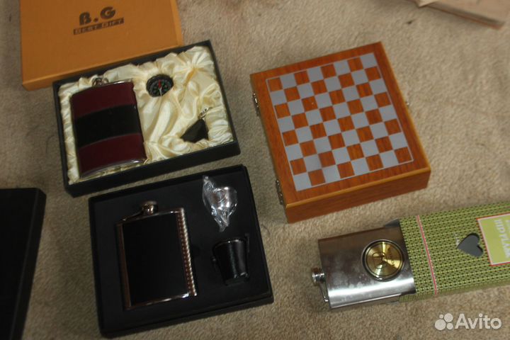 Фляжки для охотнико рыбаков подарочные