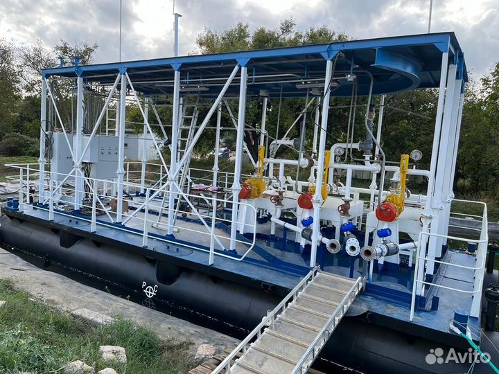 Плавучая насосная (перекачивающая) станция для гсм