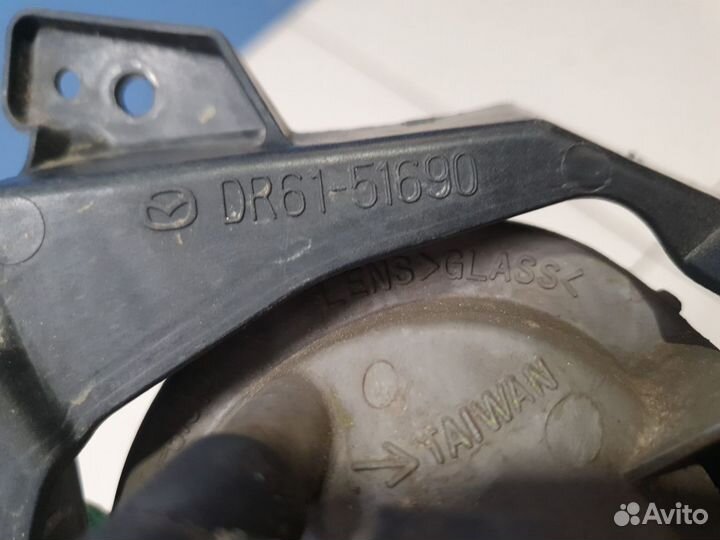 Фара противотуманная левая Mazda 2 DE 2007-2014