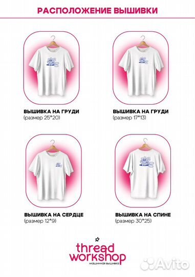 Машинная вышивка на заказ