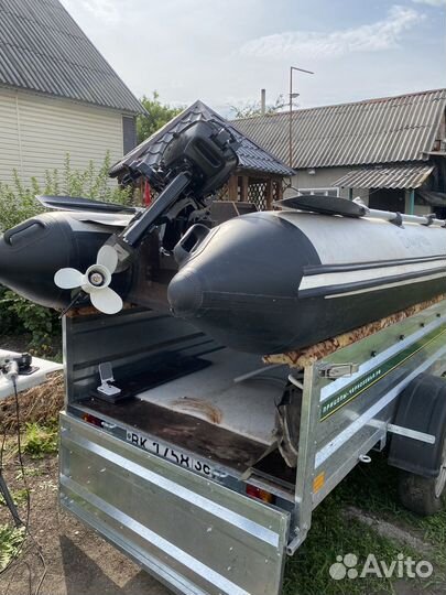 Лодка Ривьера 3,20 + мотор новый плюс прицеп