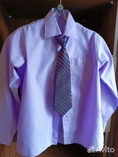 Рубашка для мальчика р.134-60-30