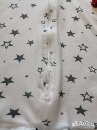 Пеленка кокон на молнии р. 68 расцветка Звезды