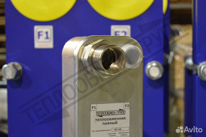 Паяный теплообменник 15-20 кВт