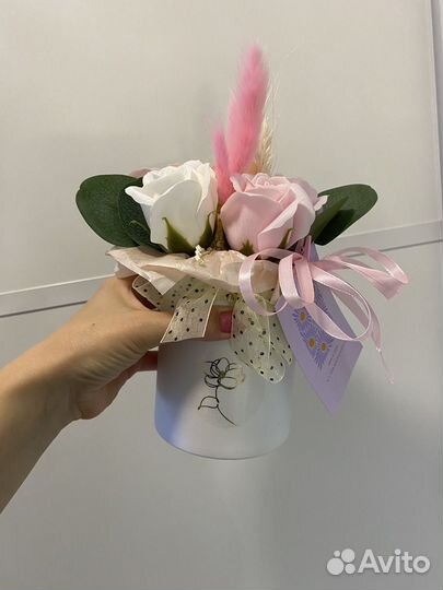 Букет цветов из мыла