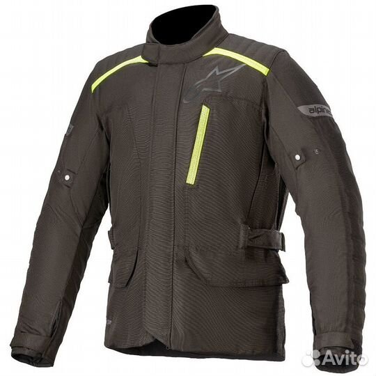 Alpinestars Gravity Drystar Jacket Black-yellow fl