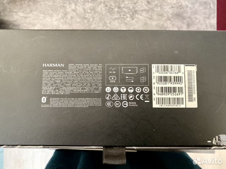 Колонка jbl charge 4 (оригинал)