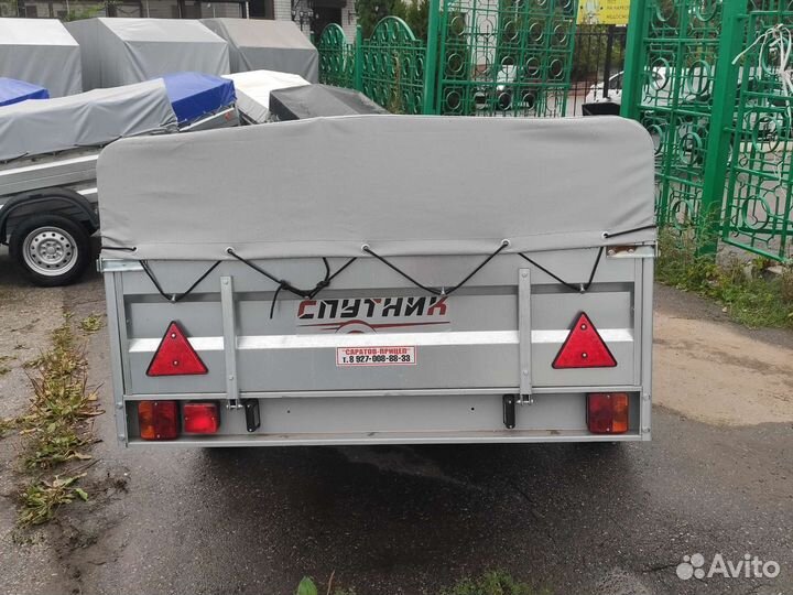 Прицеп Спутник 2513/37 низкий тент