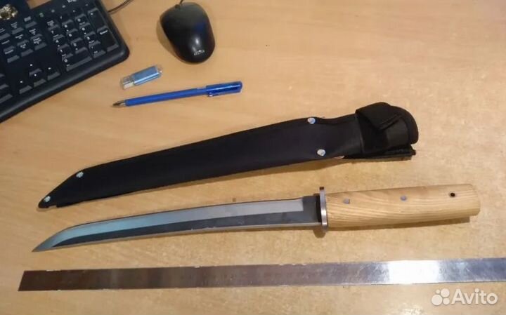 Длинный нож-мачете