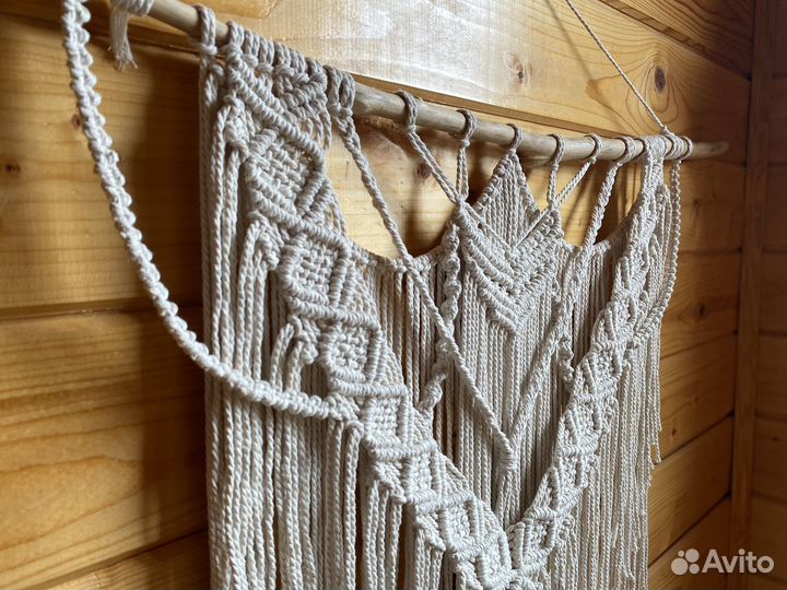 Панно из макраме большое 1 метр