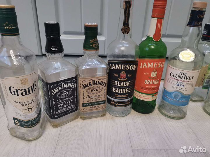 Бутыли из под алкоголя
