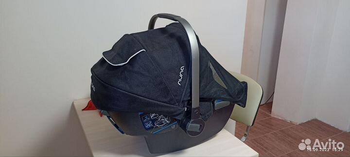 Детская автолюлька nuna pipa с базой