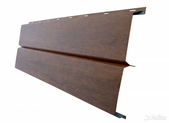 Металлический сайдинг Экобрус Античный Дуб