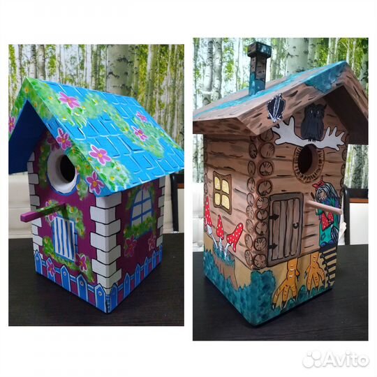 Скворечник, Синичник,Кормушка для птиц