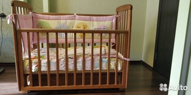 Продам детскую кроватку и коляску-трансформер