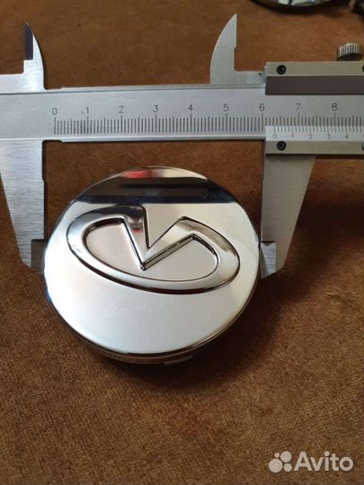 Заглушки литых дисков колпачки infiniti серебро