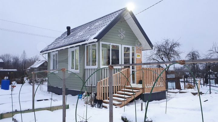 Дача 22 м² на участке 4 сот.