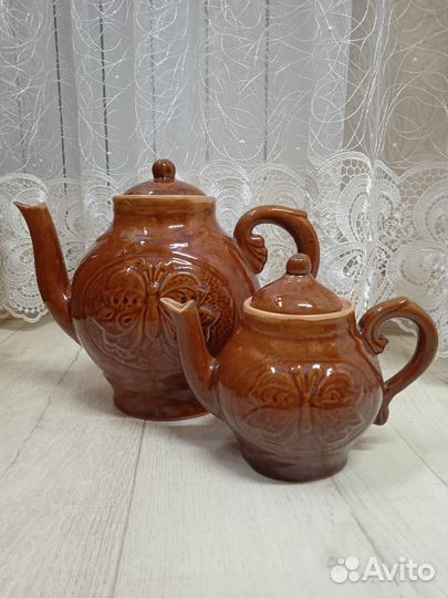Чайники глиняные