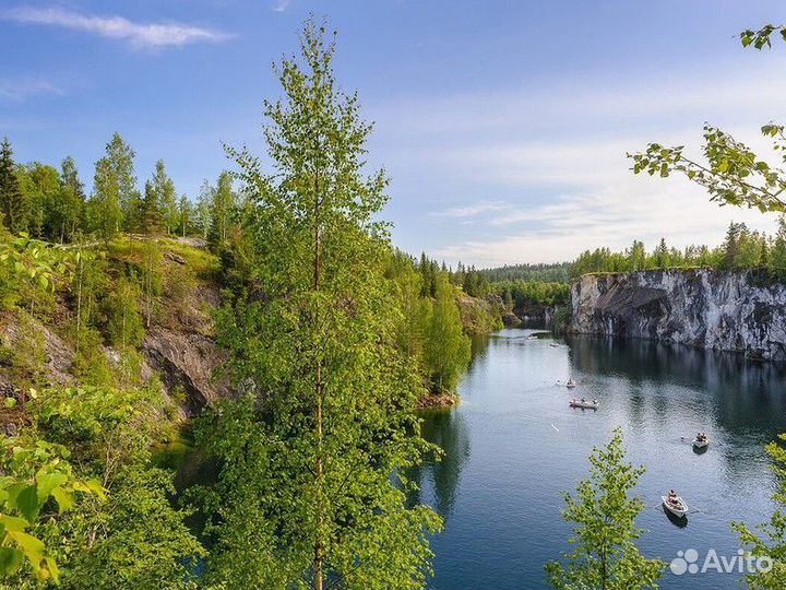 Экскурсия — Петрозаводск — Парк Рускеала, Сортавал